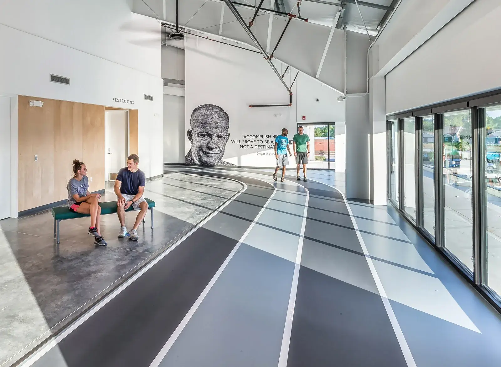 Eisenhower Recreation Center Indoor Walking Track