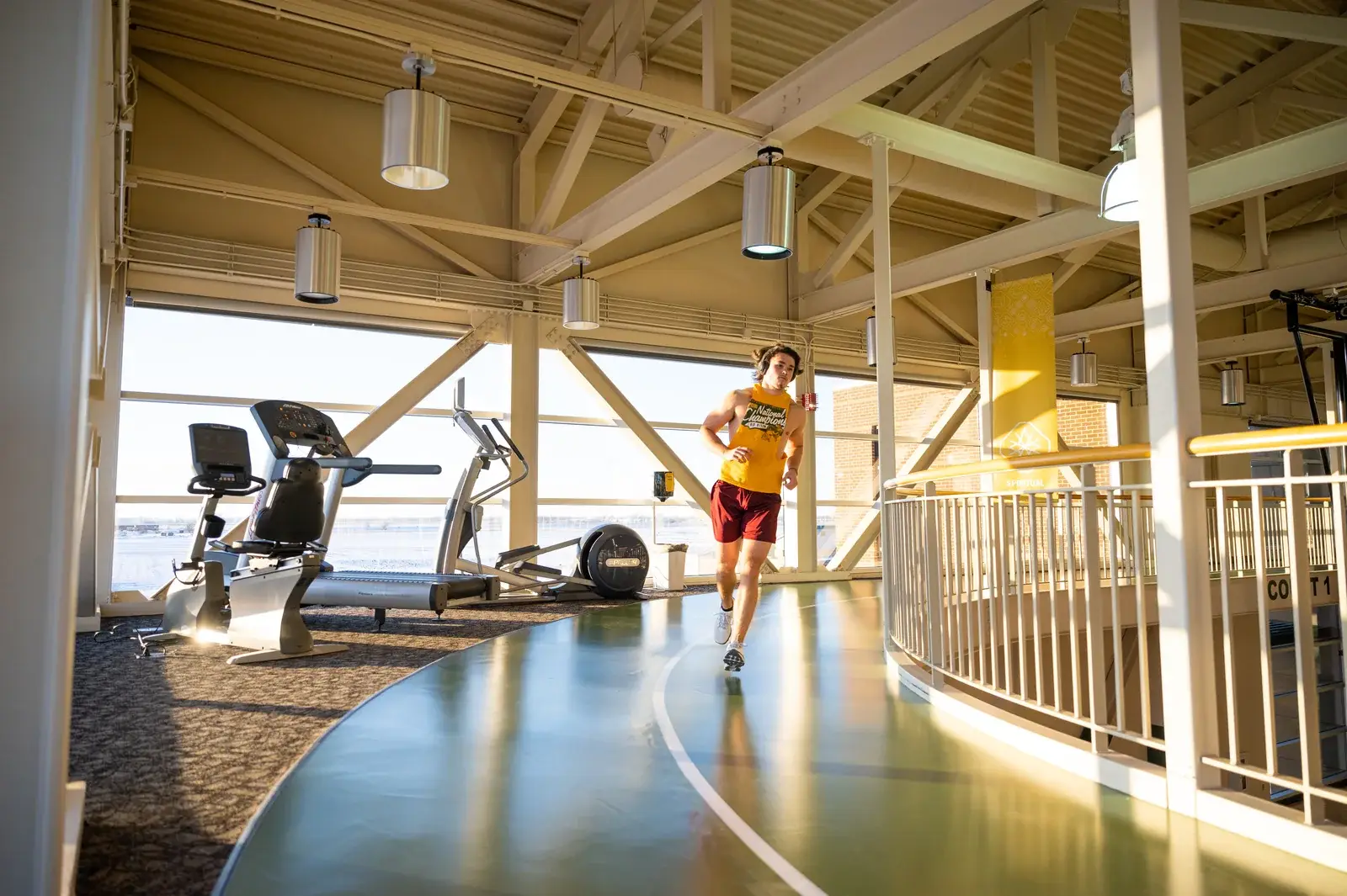 NDSU Wallman Wellness Center Indoor Track