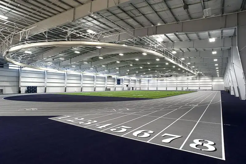Ruth Donohoe First Dakota Fieldhouse Indoor Track